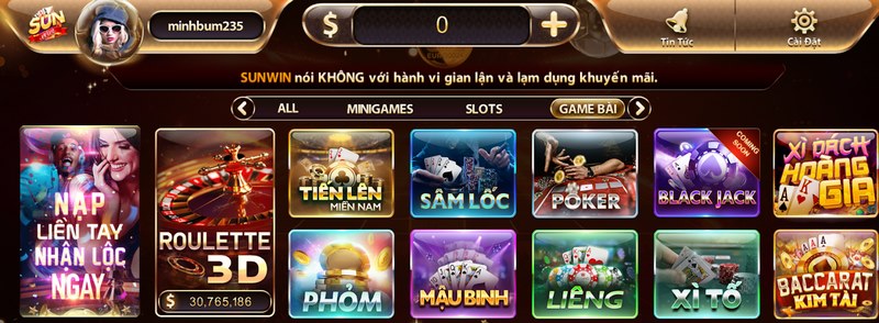 Game bài đổi thưởng tại cổng game được thiết kế theo dạng 3D